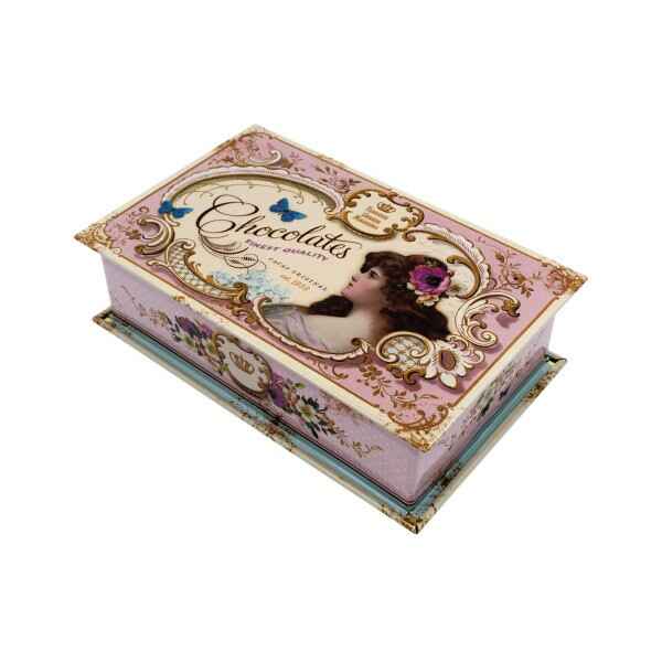 Latta rettangolare media a cerniere Chocolates 23 x 14,5 x 6,3 cm