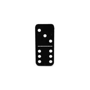 Mini latta rettangolare tascabile slider Domino - Nero 1 pz