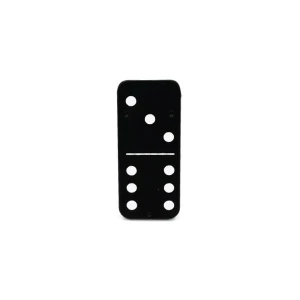 Mini latta rettangolare tascabile slider Domino - Nero 1 pz