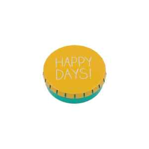 Mini latta tonda tascabile click clak Happy Days Happy Jackson