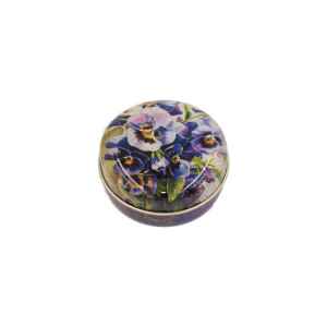 Latta tonda tascabile Nostalgia Violet 6,3 x 3 cm