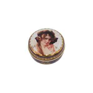 Latta tonda tascabile Nostalgia Donna 6,3 x 3 cm