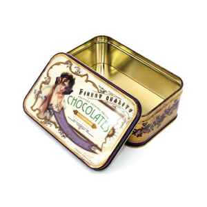 Latta rettangolare alta Nostalgia - Chocolates Finest Quality