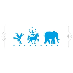 Stencil Circo 10 x 30 cm