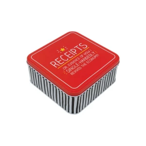 Latta quadrata media Receipts 15,2 x 15,2 x 6,2 cm