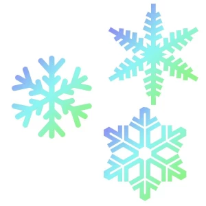Stencil Fiocchi di Neve 3 Pz JEM