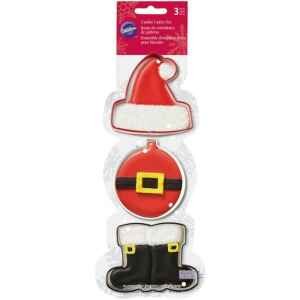 Tagliapasta Vestito Babbo Natale Set 3 Pz Wilton