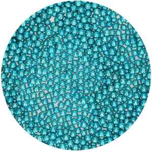 FunCakes Perle Blu Metallizzate Ø 4 mm 80 g