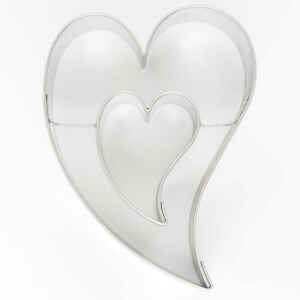 Tagliapasta Cuore nel Cuore 7 cm Cookie Cutter Bach & Koch Manufacturer