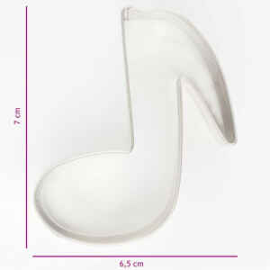 Tagliapasta Nota - Chiave Musicale 7 cm Cookie Cutter Bach & Koch Manufacturer