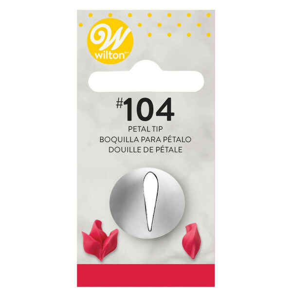 Cornetto - Beccuccio Decorativo 104 Petalo Cardato Wilton