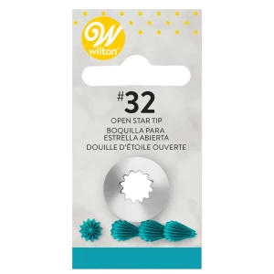 Cornetto - Beccuccio Decorativo 032 Stella Aperta Cardato Wilton