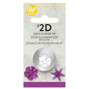 Cornetto - Beccuccio Decorativo 2D Fiore a goccia Cardato Wilton