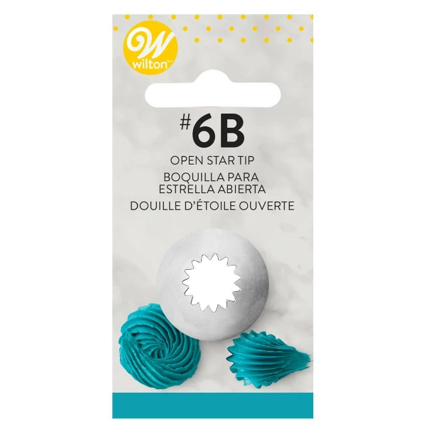 Cornetto - Beccuccio Decorativo 6B Stella Aperta Cardato Wilton