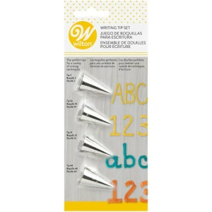 Cornetto - Beccuccio Decorazione Scrittura 3 - 55 - 13 - 44 Set 4 Pz Wilton