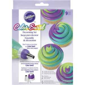 Adattatore Decorativo ColorSwirl 3 Colori 9 Pz Wilton