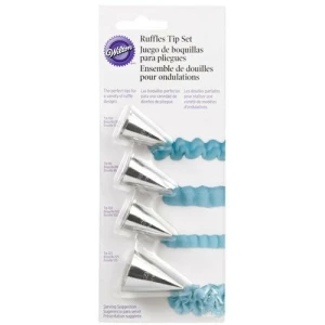 Cornetto - Beccuccio Decorativi Set Volants 86 - 100 - 102 - 125 Wilton