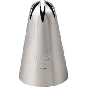 Cornetto - Beccuccio Decorativo 2D Fiore a goccia Cardato Wilton