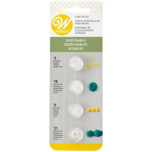 Cornetto - Beccuccio Set Monouso 3 - 18 - 6 - 21 4 Pz Wilton