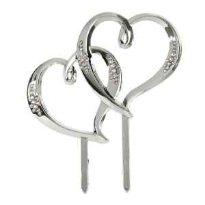 Cake Topper Cuore Doppio Pick Wilton