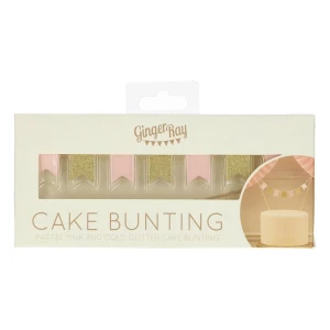 Ginger Ray Cake Bunting Topper - Pastel Perfection