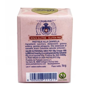 Freschezza Speziata Cannella Senza Glutine Pastiglie Leone
