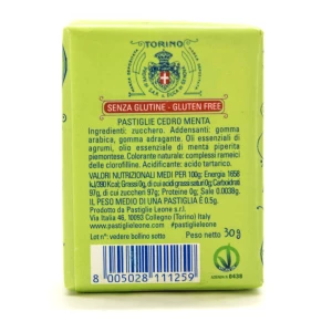 Cedro Menta Pastiglie Leone