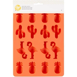 Stampo in Silicone Ananas Cactus Fenicottero Wilton