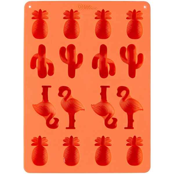 Stampo in Silicone Ananas Cactus Fenicottero Wilton