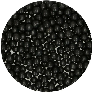 Perle Lucide Nere Ø 7 mm 80 Grammi FunCakes