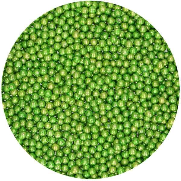 FunCakes Perle Verdi Metallizzate Ø 4 mm 80 g