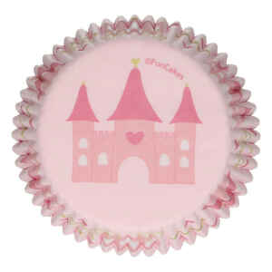 Pirottini - Cupcake Castello Principesse per Cottura 48 Pz FunCakes