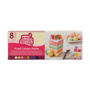 FunColours Pasta Gel Concentrata Display 8 Pezzi FunCakes