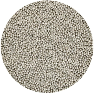 Perline Argento Metallizzate Ø 2 mm 80 g FunCakes