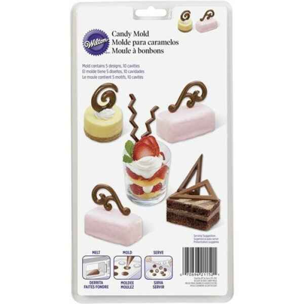 Wilton Stampo in Plastica Accenti per Dessert Candy e Choco