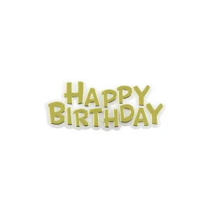 PME Candeline e Happy Birthday Dorate 17 Pz
