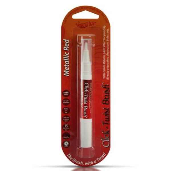 RD Click-Twist Brush Pennello Precaricato Rosso Metallic