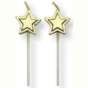 Candeline Stelle Oro 8 Pz Pme