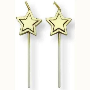 Candeline Stelle Oro 8 Pz Pme
