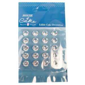 Jelly Diamonds Clear 20 Pz House of Cake