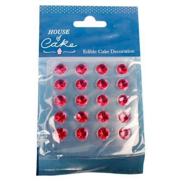 Jelly Diamonds Rosa 20 Pz House of Cake