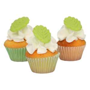 Foglie di Marzapane Verde 12 Pezzi FunCakes