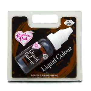 Liquid Colour Airbrush Concentrato Marrone 16 ml Rainbow Dust