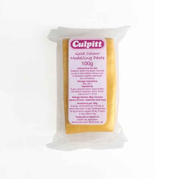 Pasta di Zucchero Modellabile Oro 100 g Culpitt
