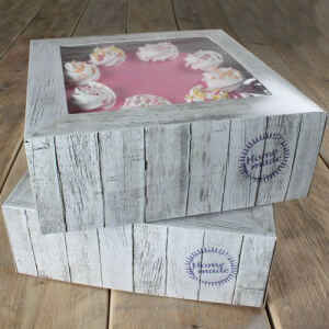 Scatola per Torta Home Made 21 x 21 x 9 cm 2 Pz FunCakes