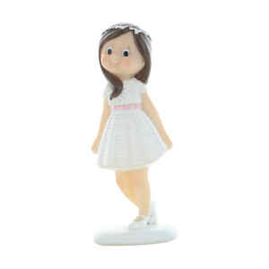 Comunione figura decorativa Ragazza 12 cm