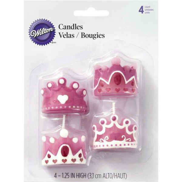 Candeline Principessa 4 Pz Wilton