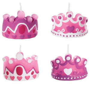 Candeline Principessa 4 Pz Wilton