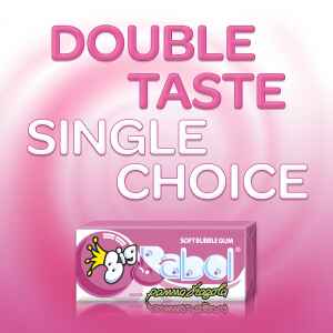 Big Babol Classic Panna e Fragola Senza Glutine min. 500 g