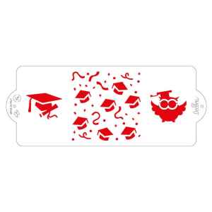 Stencil Tocco alla Laurea 10 x 25 cm